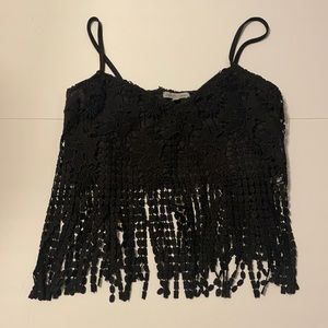 Strappy night out crop tank